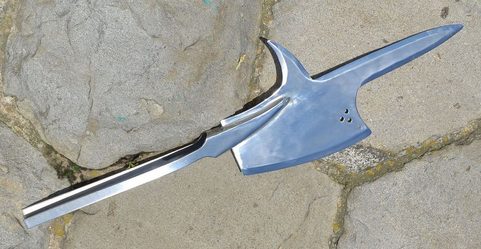 SWISS HALBERD, 15TH CENTURY, AUTHENTIC REPLICA