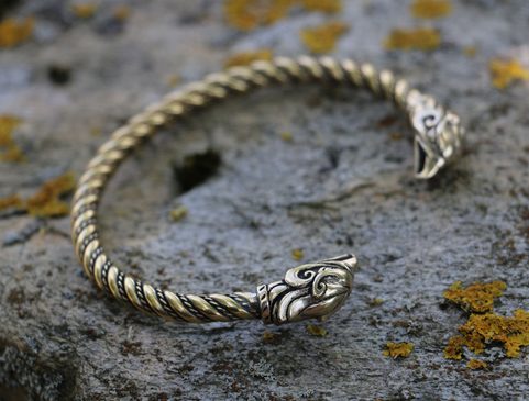 GRIFFIN, BRASS BRACELET