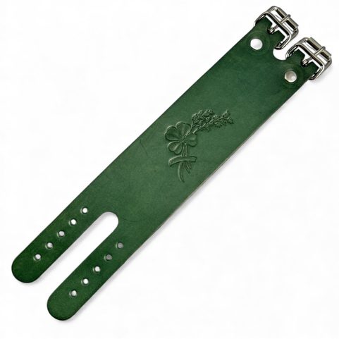 BRACELET EN CUIR, VERT