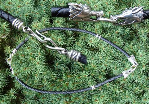 CELTIC BOAR NECKLACE, SILVER 925, 26 G