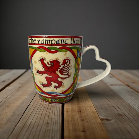 MUG EN PORCELAINE, LION ÉCOSSAIS