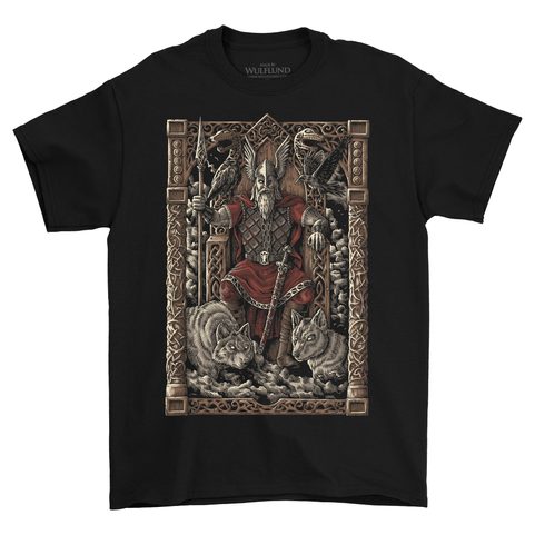 ODIN SUR LE TRÔNE -  T-SHIRT, HOMMES
