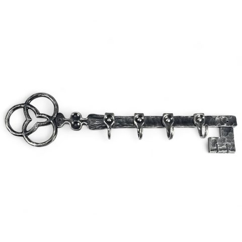 MEDIEVAL KEY, FORGED TOWEL RACK