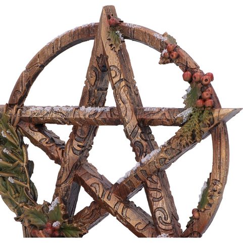 PENTAGRAM YULE, DECORATION 16.5CM