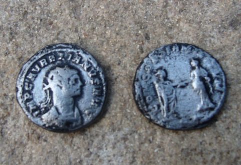 AURELIANUS, 270 - 175, ANTONIANUS, REPLICA OF A ROMAN COIN