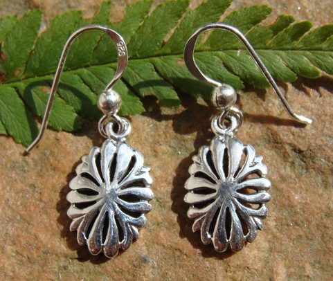 LITTLE FLOWERS, SILVER EARRINGS, AG 925