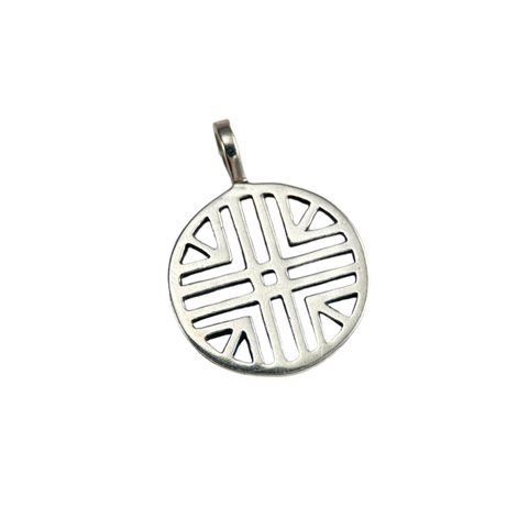 SUN SYMBOL VI, SILVER PENDANT