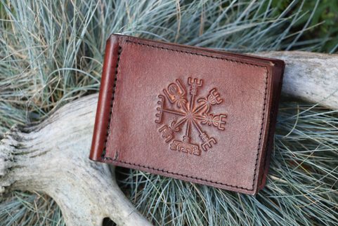 VEGVISIR, LEATHER WALLET