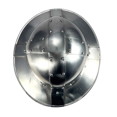 KETTLE HAT, 1,6 MM STEEL WITH LEATHER LINER