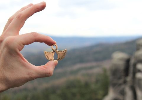 SCANDINAVIAN PENDANT, BRONZE