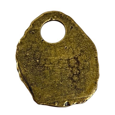HAGALAZ - AMULETTE RUNIQUE, LAITON ANCIEN