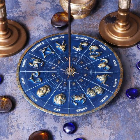 ZODIAC INCENSE BURNER 16.5CM