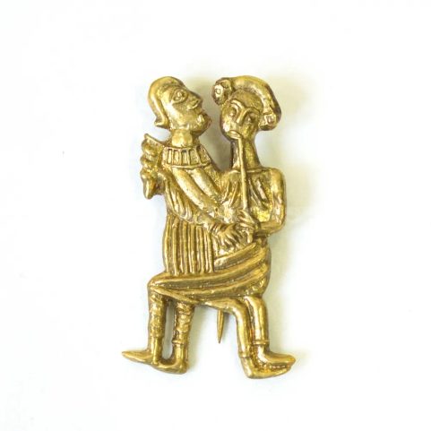 FLUTE PLAYER, MEDIEVAL PILGRIM BADGE