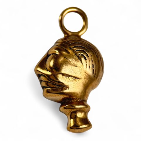 RIX, CELTIC HEAD, REPLICA, BRONZE PENDANT