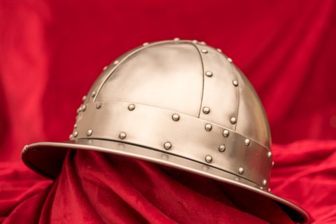 KETTLE HAT WITH RIVETS, HELMET