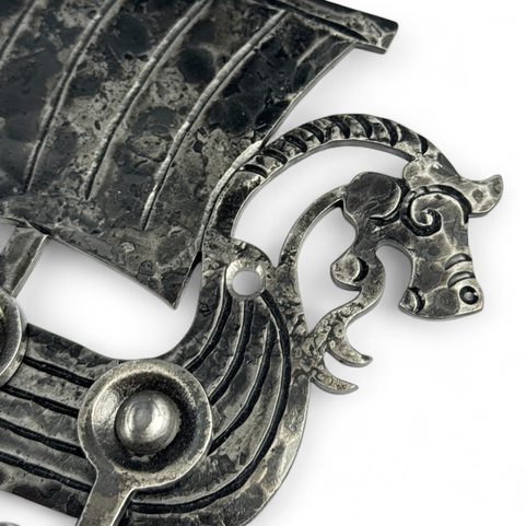DRAKKAR - VIKING SHIP, FORGED HOOKS / KEY RING