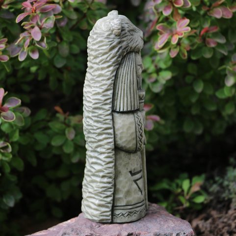 VELES, SLAVIC GOD, STATUETTE ARTIFICIAL STONE
