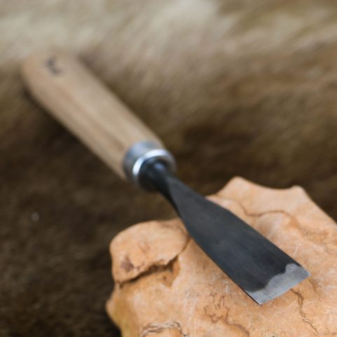 WOOD CHISEL, HAND FORGED, TYPE XIV