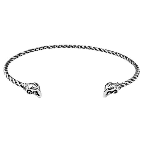 RAM - TORQUES, ANCIENT GREECE, SILVER, AG925