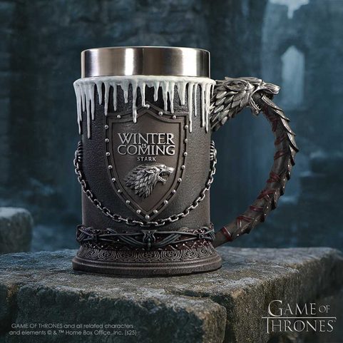 GAME OF THRONES HOUSE STARK TANKARD