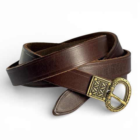 ROMAN BELT WITH BRONZE BUCKLE