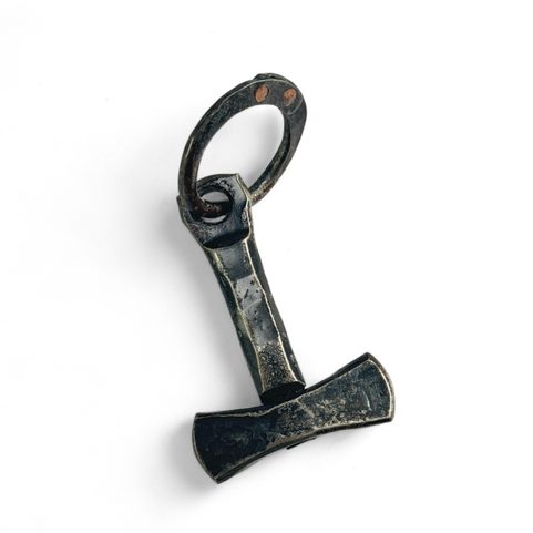 MJÖLNIR, FORGED THOR'S HAMMER, PENDANT