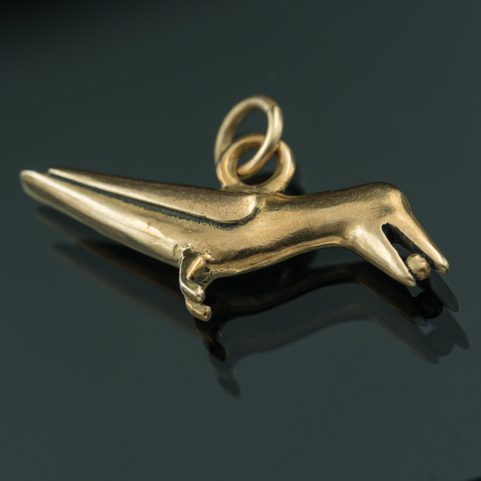 CROW, NORFOLK, ENGLAND, PENDANT, BRONZE