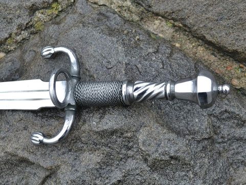 RENAISSANCE-DOLCH - MIT RING, FÜR HISTORISCHES FECHTEN