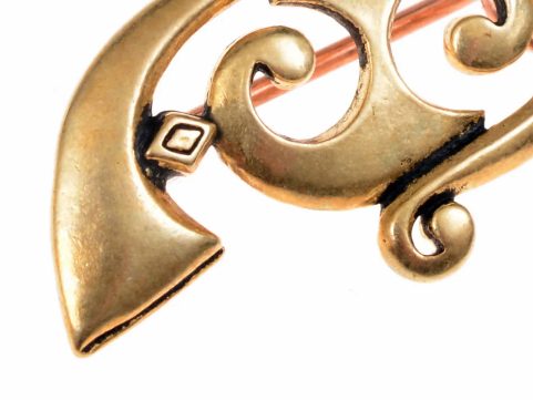 ROMANO-BRITISH BRONZE BROOCH