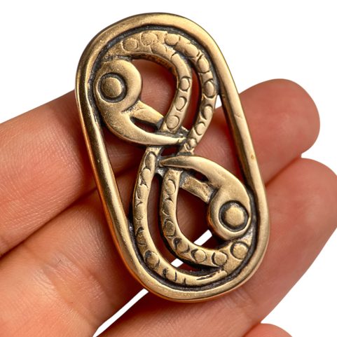 HUGINN AND MUNINN, BRONZE PENDANT