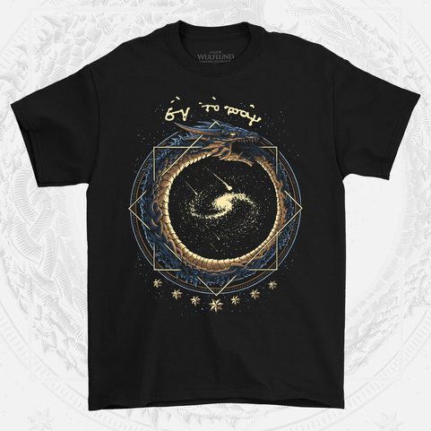 UROBOROS, HERREN-T-SHIRT FARBIG