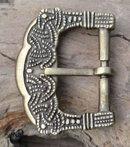 BOUCLE DE VIKING, GOKSTAD, NORVÈGE, ZINC, RÉPLIQUE