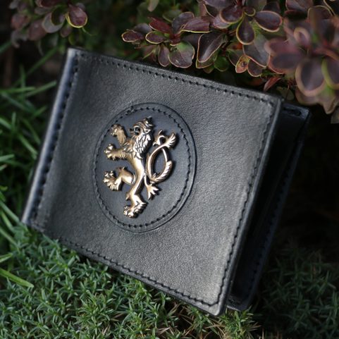 BOHEMIA - CZECH LION, LEATHER WALLET