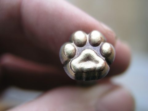 CAT TRACK, LEATHER STAMP