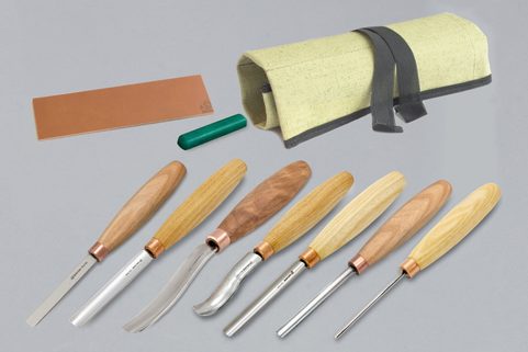 WOOD CARVING SET OF 7 CHISELS SC03