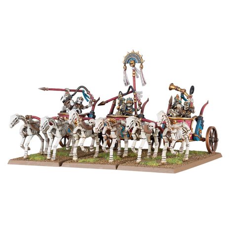 WARHAMMER OLD WORLD: TOMB KINGS OF KHEMRI: SKELETON CHARIOTS