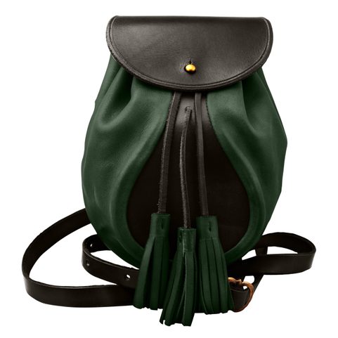 SULLIVAN, SCOTTISH SPORRAN, GREEN WITH BELT