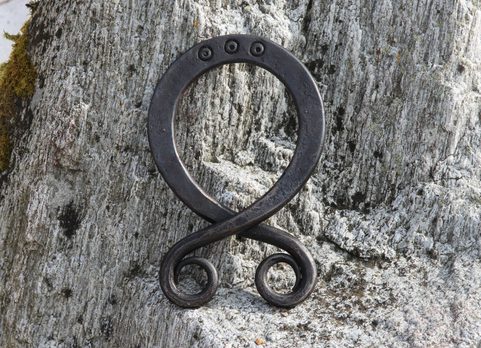 GRANDE CROIX DE TROLL, RUNE FORGÉE, DÉCORATION MURALE