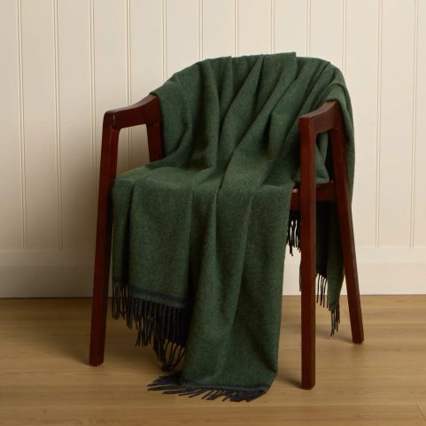 IRISH EOGHAN LAMBSWOOL THROW, FOXFORD