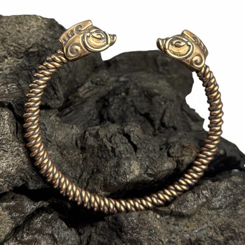 PICTISH BOAR BRACELET, BRONZE