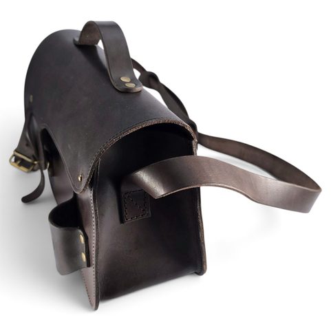 LEATHER PALEONTOLOGY / GEOLOGY BAG