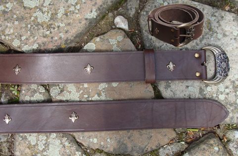 GOTHIC BELT, FLEUR DE LIS