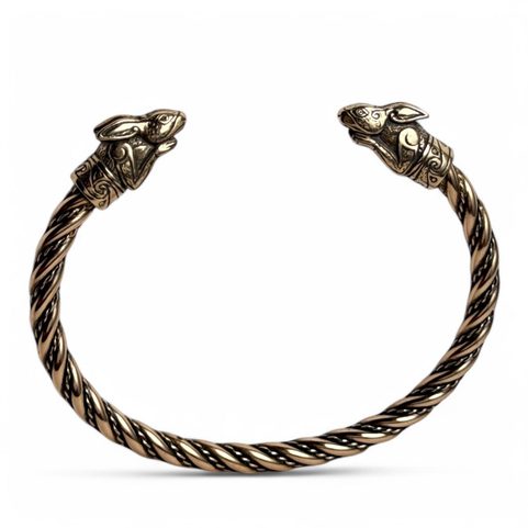 IRISH HARE, BRACELET, BRONZE