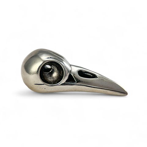 SKULL OF A CROW, PENDANT, SILVER 925, 15 G