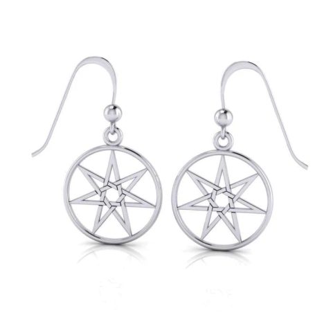 ELVENSTAR EARRINGS, SILVER 925
