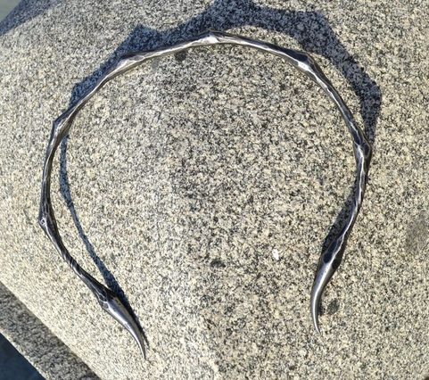 TORQUES - BIOINDUSTRIAL, FORGED NECKLACE