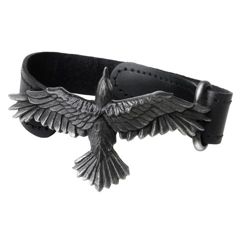BLACK CONSORT, BRACELET WITH CROW, ALCHEMY ENGLAND