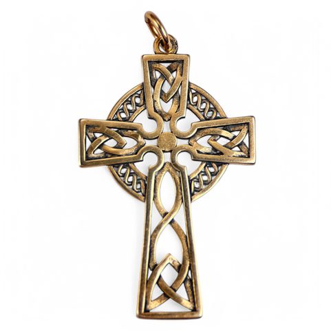 CELTIC CROSS, BRONZE PENDANT