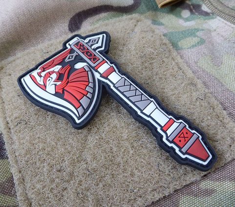 AXE OF DWARF PATCH, FULLCOLOR / JTG 3D RUBBER PATCH