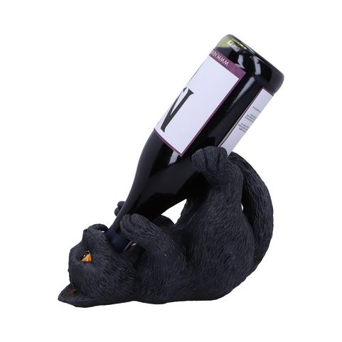 BLACK CAT - WINE HOLDER 18CM